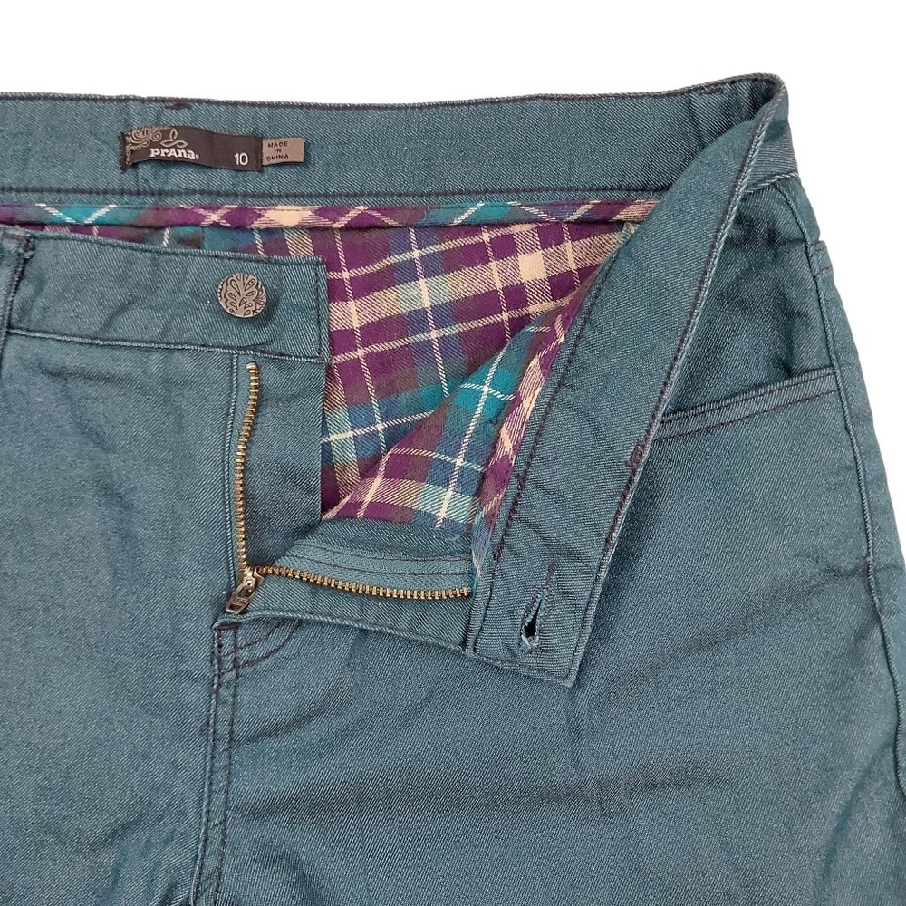 Prana Flannel Lined Boyfriend Jeans Pants Size 10